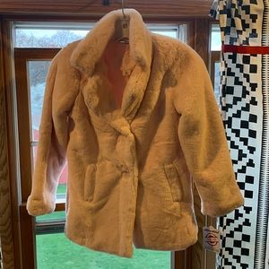 New with tags! Girls faux fur coat